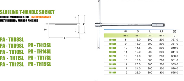 SLDLEING T-HANDLE SOCKET
